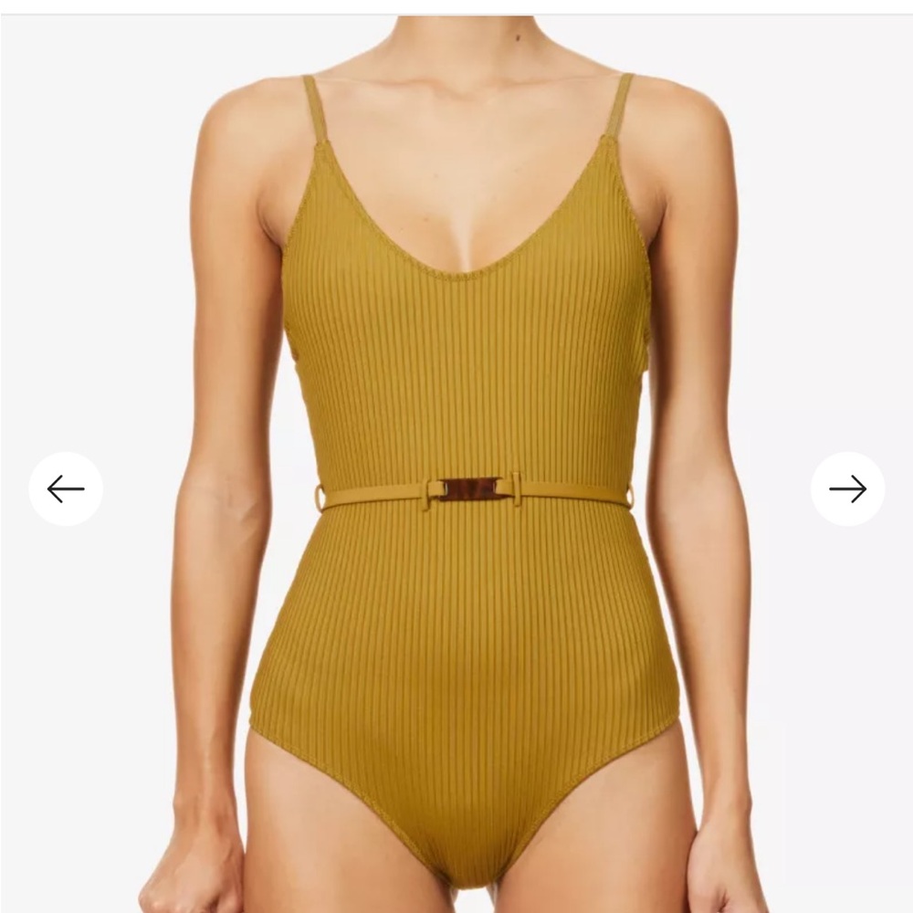 LOVE STORIES - Cruz scoop-neck ribbed one piece - medium